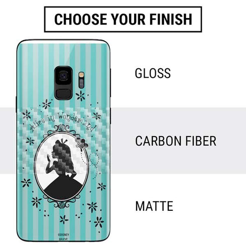 Disney Alice in Wonderland (animated) Silhouette in the Mirror Galaxy S9 Skin